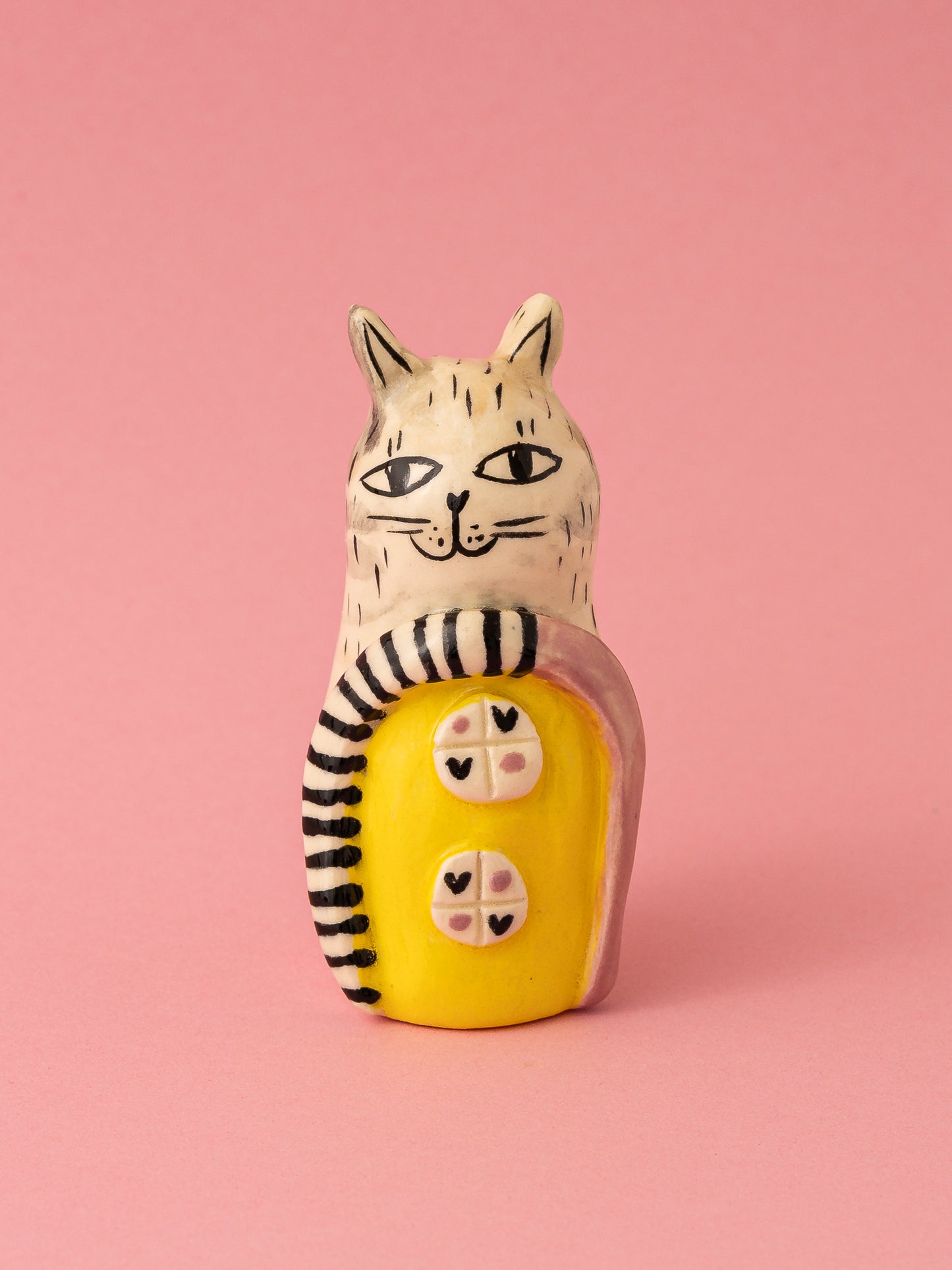 Trebejo Gato amarillo