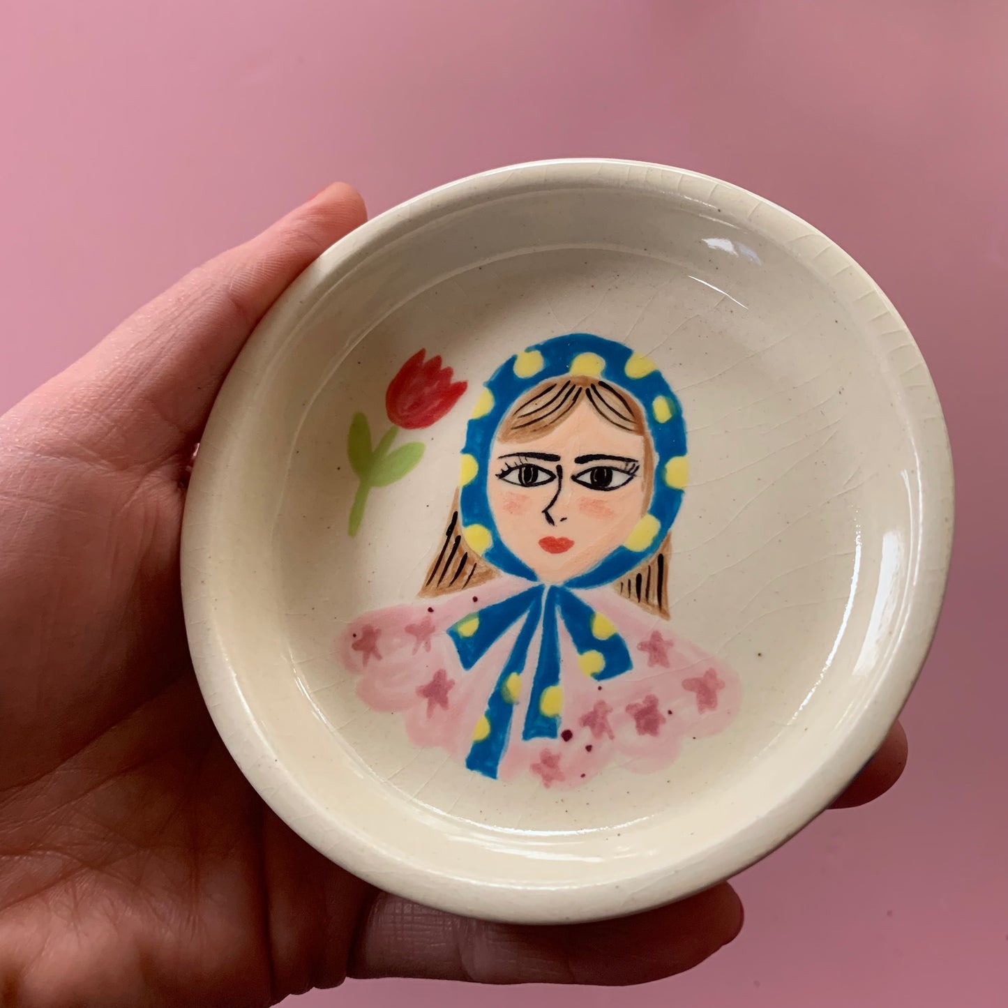 Platito mujer lunar