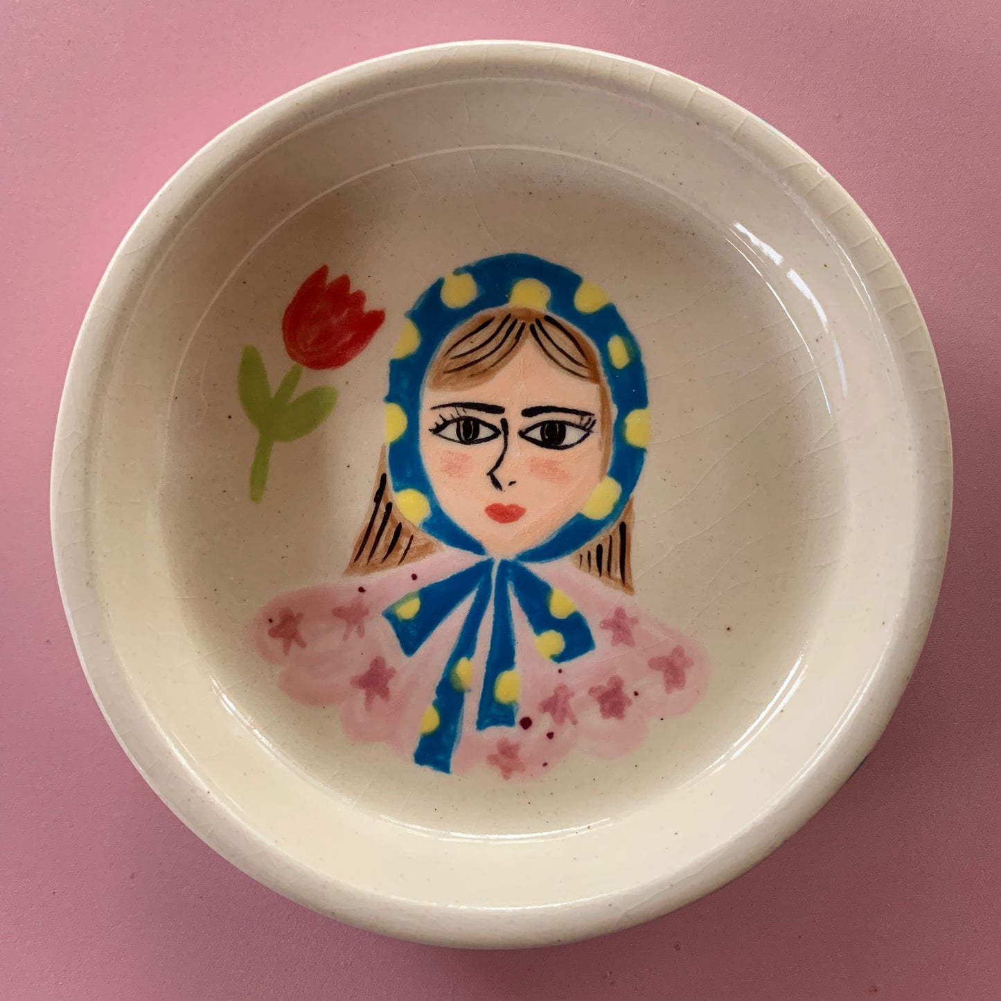 Platito mujer lunar