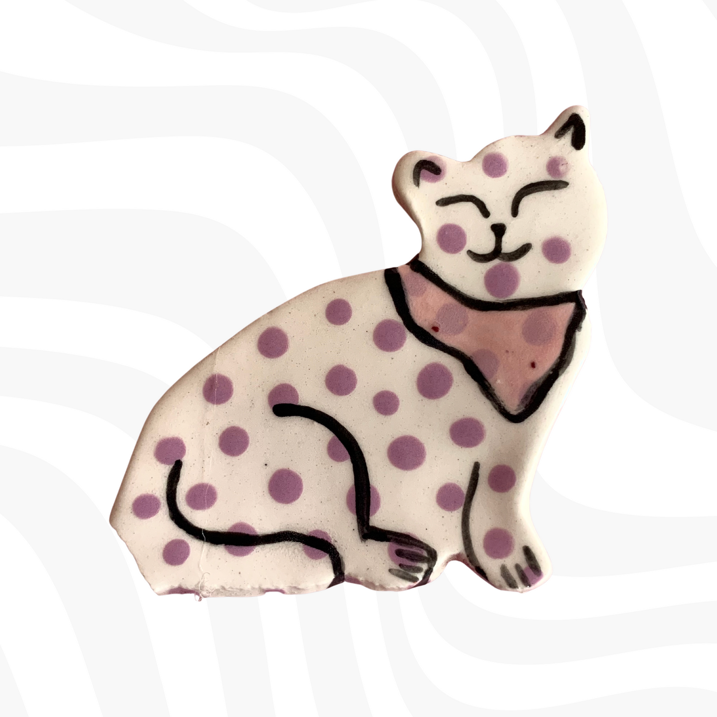 Magneto Gatito Lunares