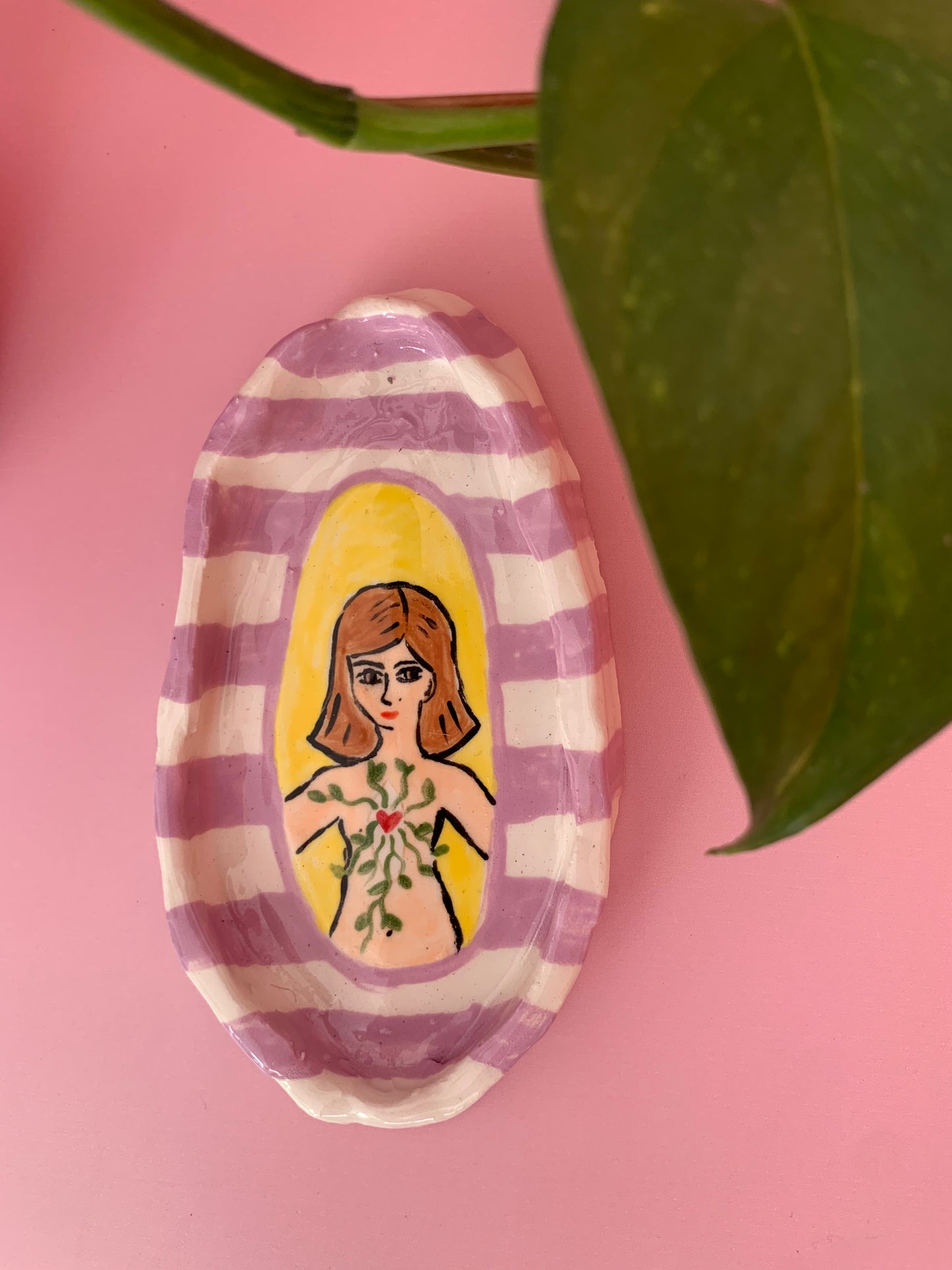 Platito joyero Mujer corazón