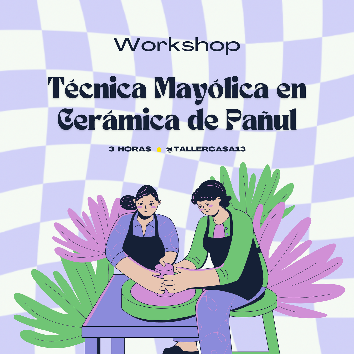 Workshop Técnica Mayólica en Cerámica de Pañul